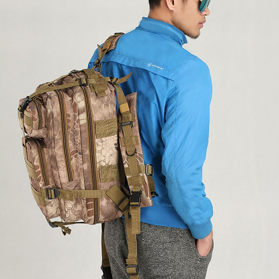 Thumbnail: Men Army Military Tactical Backpack 3P Softback Outdoor Waterproof Bug Rucksack