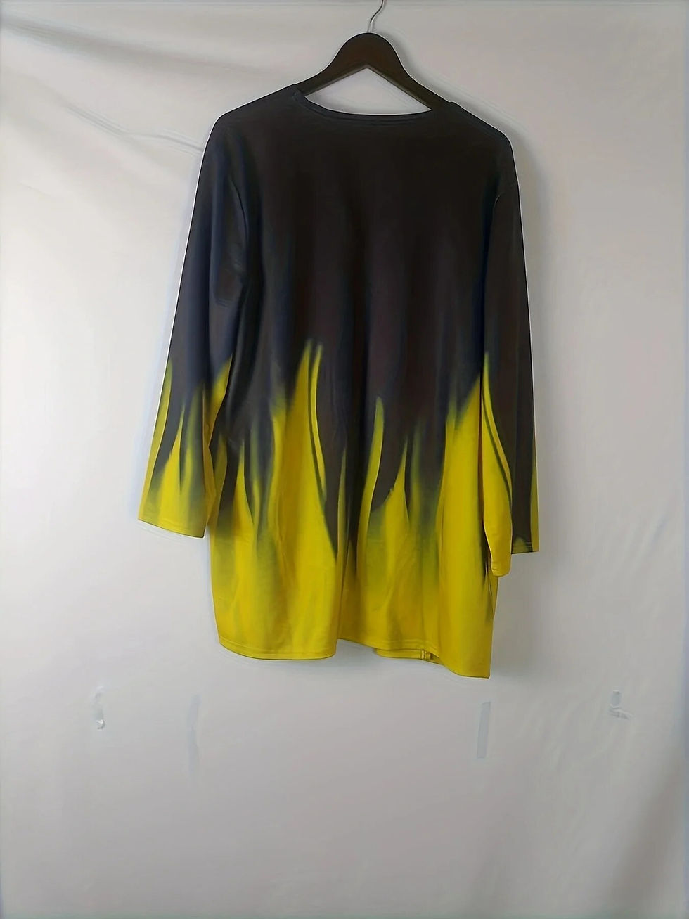 Thumbnail: 2023 Autumn/Winter Plus Size Cardigan, Gradual Print Casual Long Sleeve Pocket