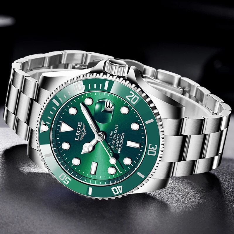 Miniatura: 2023 Top Brand Luxury Fashion Diver Watch Men 30ATM Waterproof Date Clock Sport