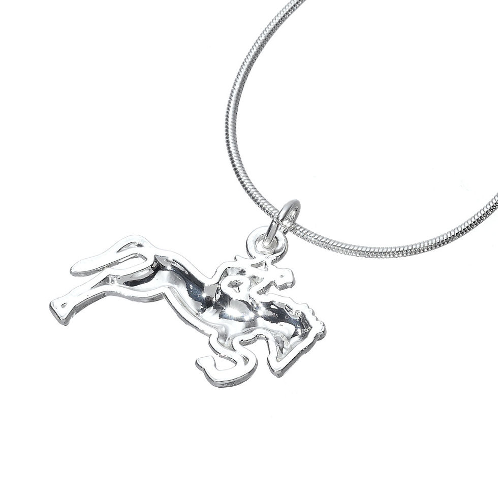Thumbnail: Ornament Fashion Pegasus Galloping Three-dimensional Pendant Necklace Bracelet