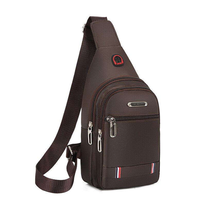 الصورة المصغرة: OutDoor Travel Fashion Mens CrossBorder Small Chest Polyester Shoulder Bag Tren