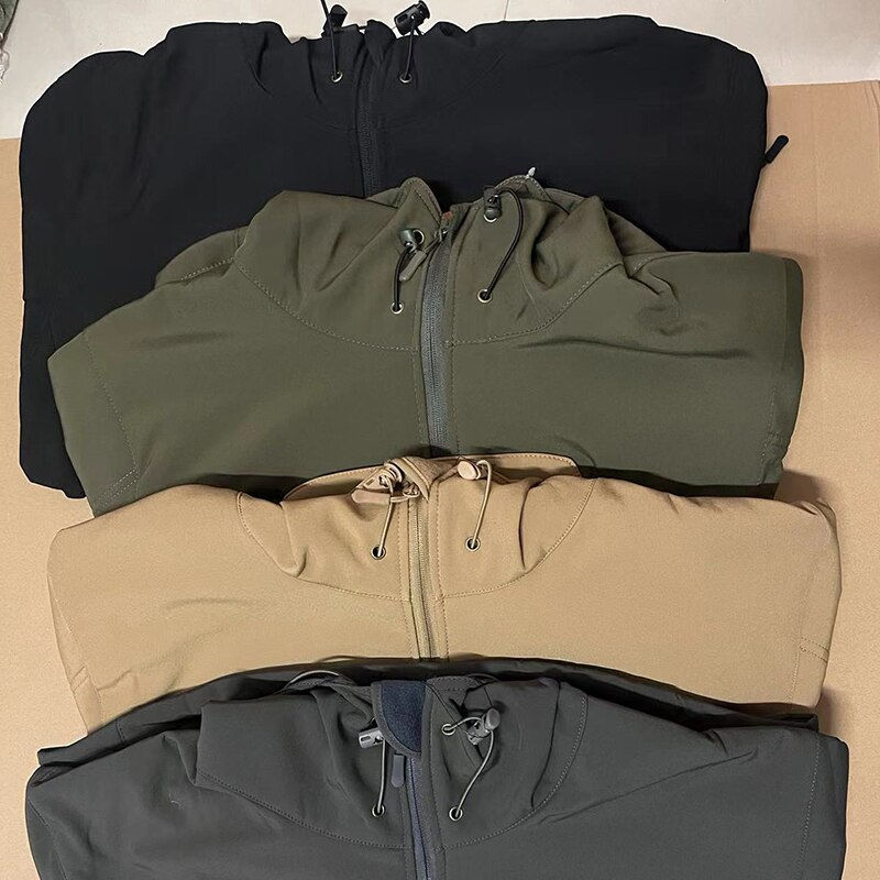 Thumbnail: Winter Autumn Fleece Men Jacket Military Tactical Waterproof Suit Outdoor Fishi