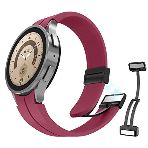 Thumbnail: Magnetic Buckle Band for Samsung Galaxy Watch 5 4 Strap 40mm 44mm 5 Pro 45mm Cl