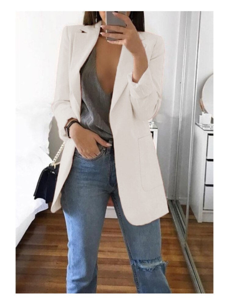 Miniatyrbild: 2022 European & American Fashion Casual Blazers for Women Jacket with