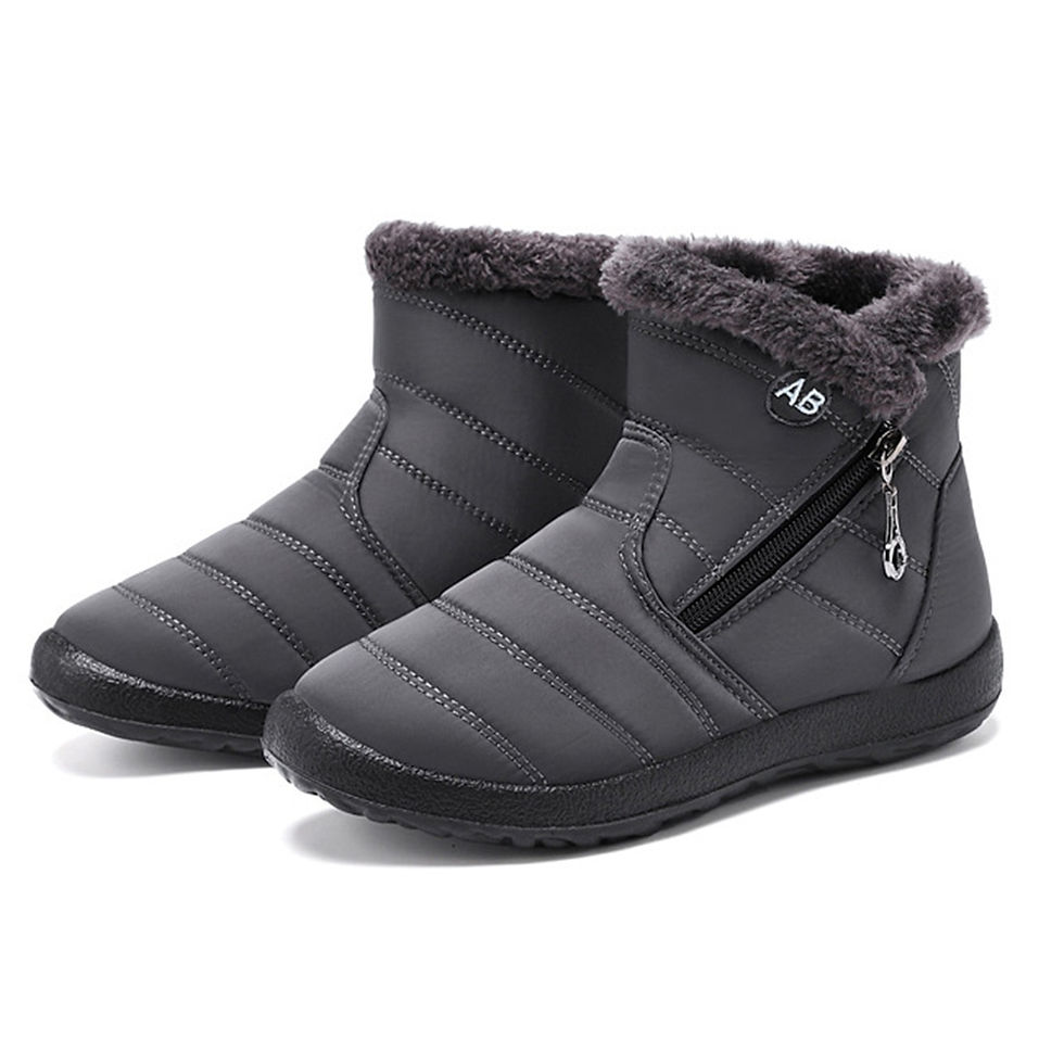 תמונה ממוזערת: Women Boots Watarproof Ankle Boots For Women Winter Shoes Keep Warm Snow Boots