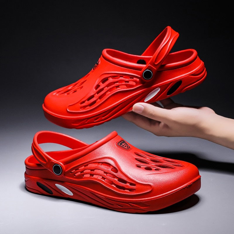Thumbnail: Summer Men Sandals Light EVA Men's Casual Shoes Hole Shoes Clogs Lovers Home Ga
