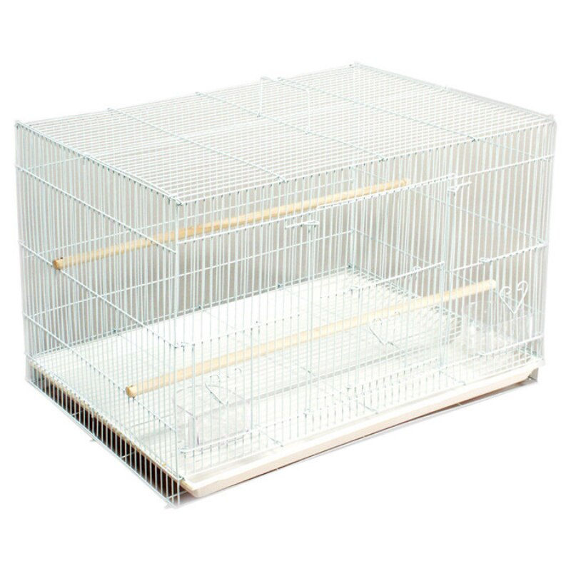 الصورة المصغرة: Prevue Pet Products Flight Bird Cage - White