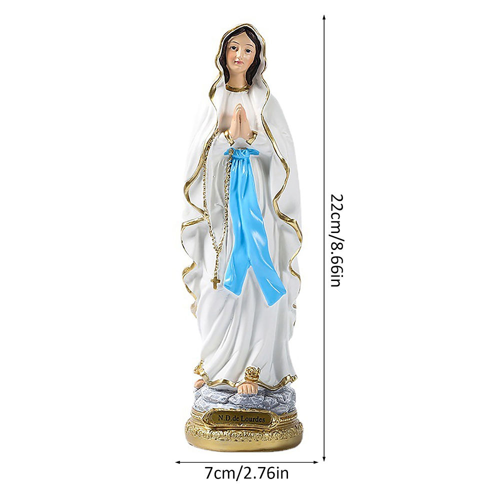 Thumbnail: Virgin Mary Statue Garden Art Sculpture Yard Lawn Decoration Jesus Statue Bless