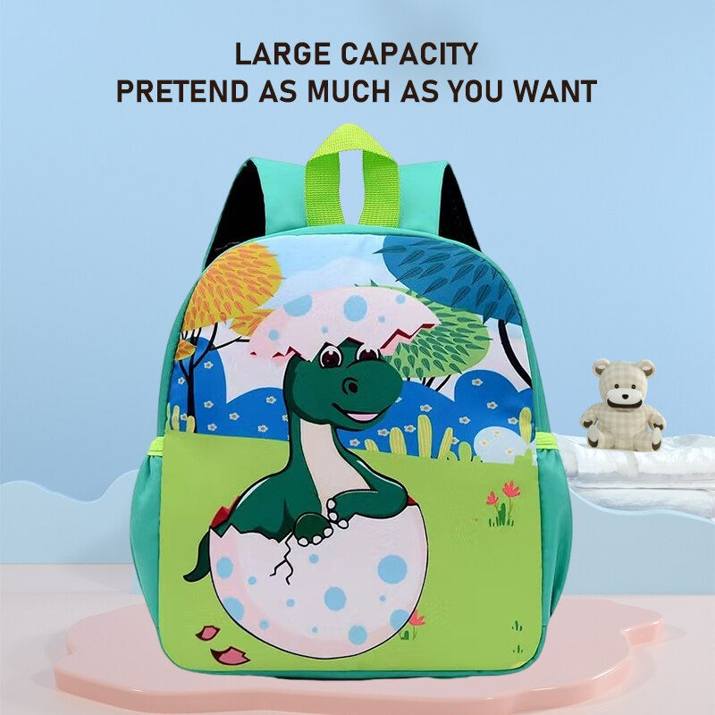 Thumbnail: 1 PCS New Kids Backpack School Bag Cute Animal Print Backpack