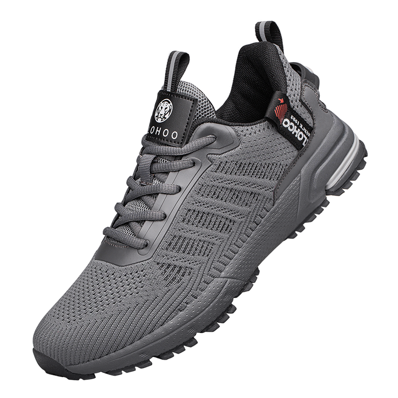 Miniatura: Men's Trendy Knitted Breathable Lightweight Comfy Sneakers For Running Jogging,