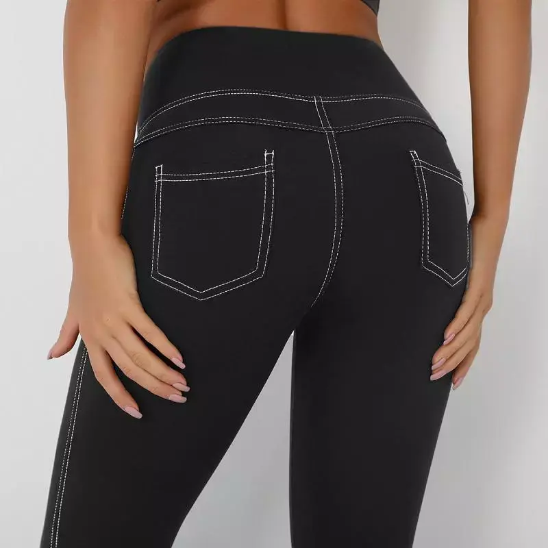 Miniaturebillede: NEW2023 CHRLEISURE High Waist Leggings Sweatpants Women Gorgeous Push Up