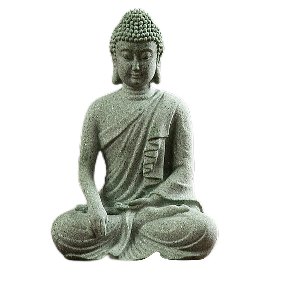 Миниатюра: Mini Buddhist Monks Tibetan Buddhism Figurines Buddha Resin Statue Garden Car O