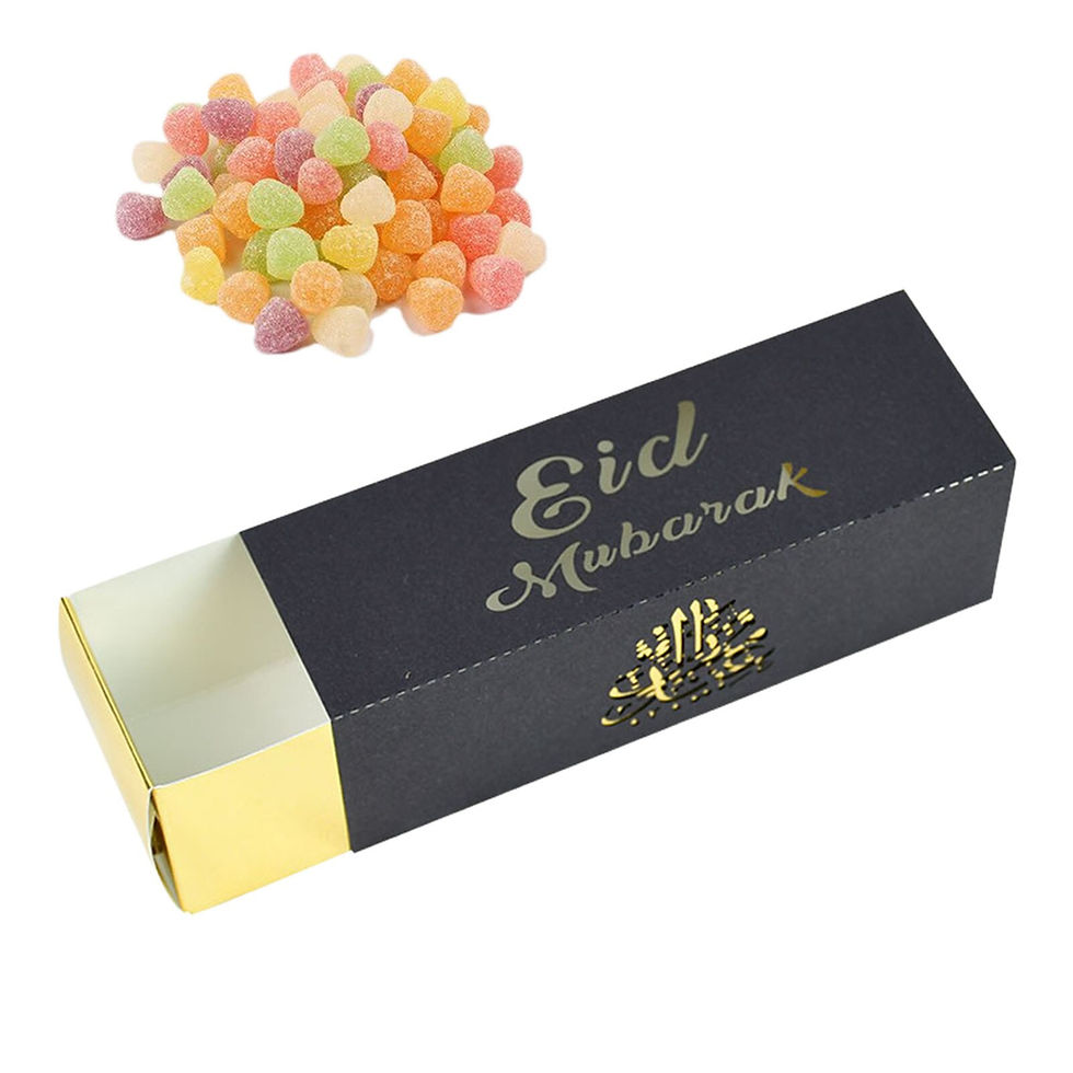 Thumbnail: 10pcs Eid Mubarak Box Candy Box Ramadan Kareem Favor Gift Boxes DIY
