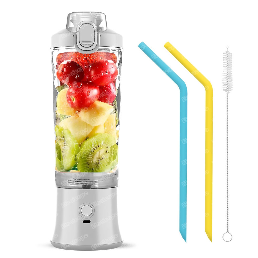 Thumbnail: Portable Electric Juicer Fruit Mixers 600ML Blender with 4000mAh USB Rechargeab