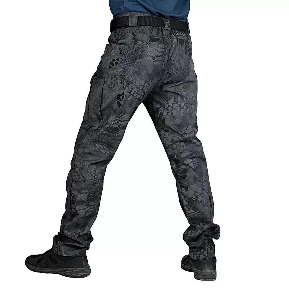 Thumbnail: Quick Dry Outdoors Sports Tactical Trousers Camouflage black Trousers for