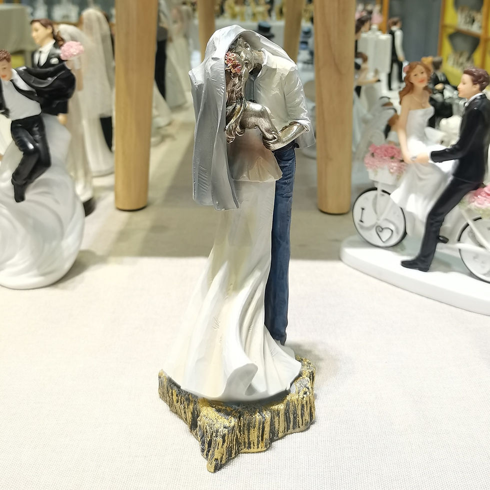 Thumbnail: Zayton Kissing Lover Statuettes Wedding Statue Decoration Anniversary