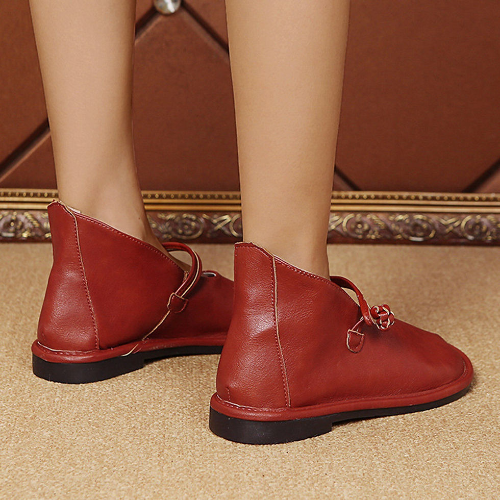 Miniaturebillede: 2022 Square Toe Women Flat Loafers Simple Style Women's Casual Loafer Shoes for