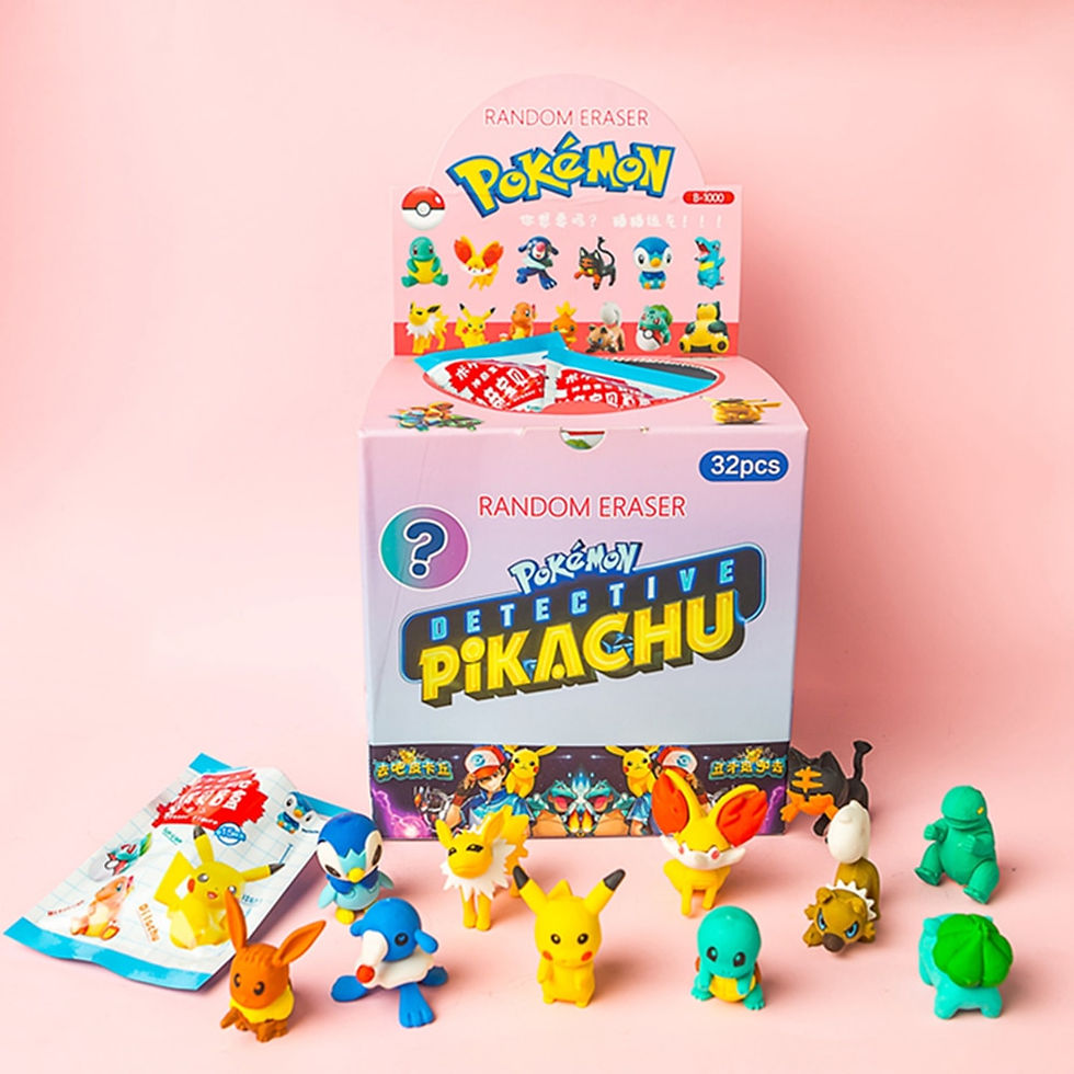 Thumbnail: 32Pcs Sanrio Pokemon Crayon Shin-chan Pikachu Hello Kitty Figure Cartoon Pencil