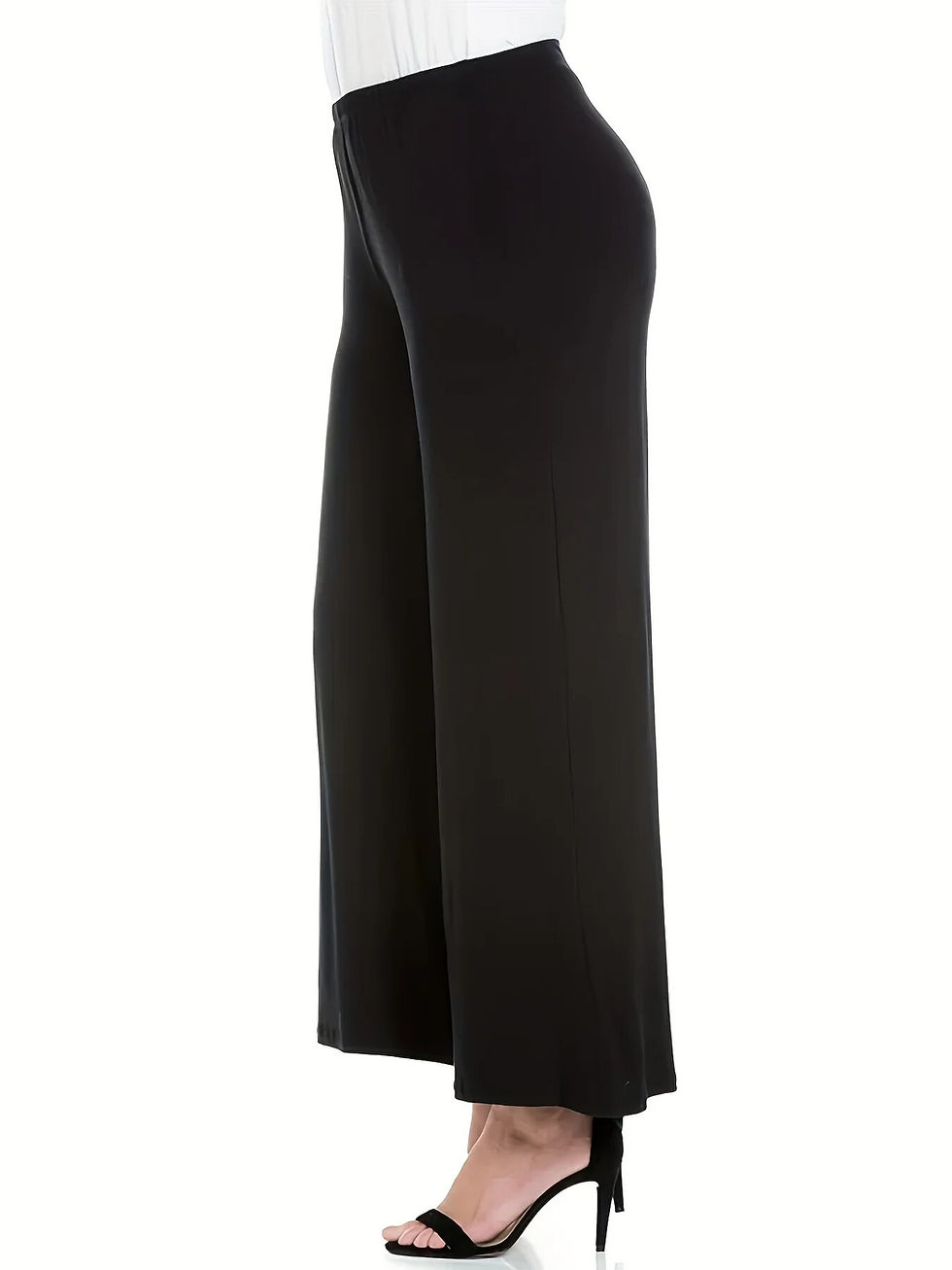 Thumbnail: New women's plus size British style high street fashion high elastic fabric loo