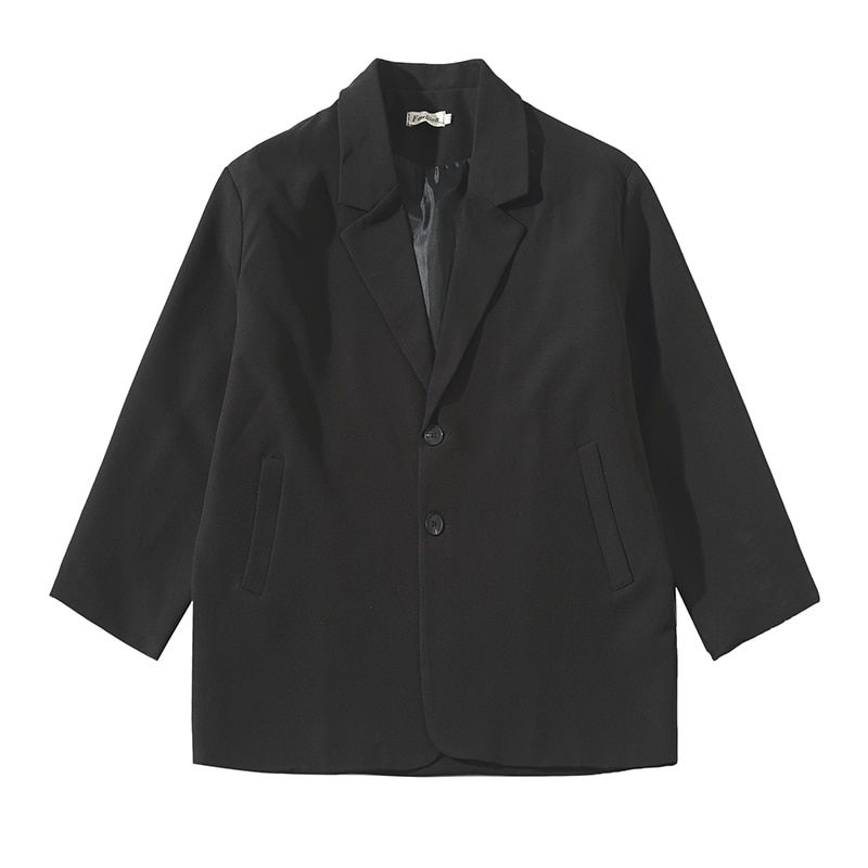 Thumbnail: Korean Style Hip Hop Loose Plus Size Suit Male Kpop Oversized Tops Men'S Clothi