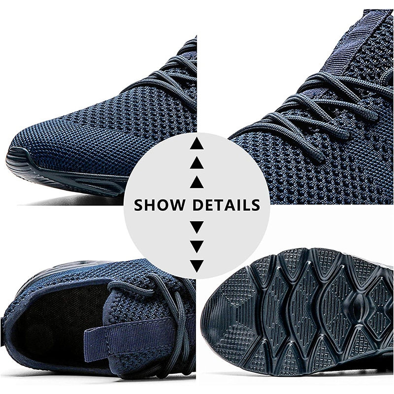 Thumbnail: 2022 Trend men's casual shoes light sneaker white large size outdoor breathable