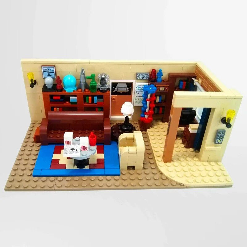 Miniatura: Ideas Architecture Theory House with Figures Modular Building Block Brick Toys