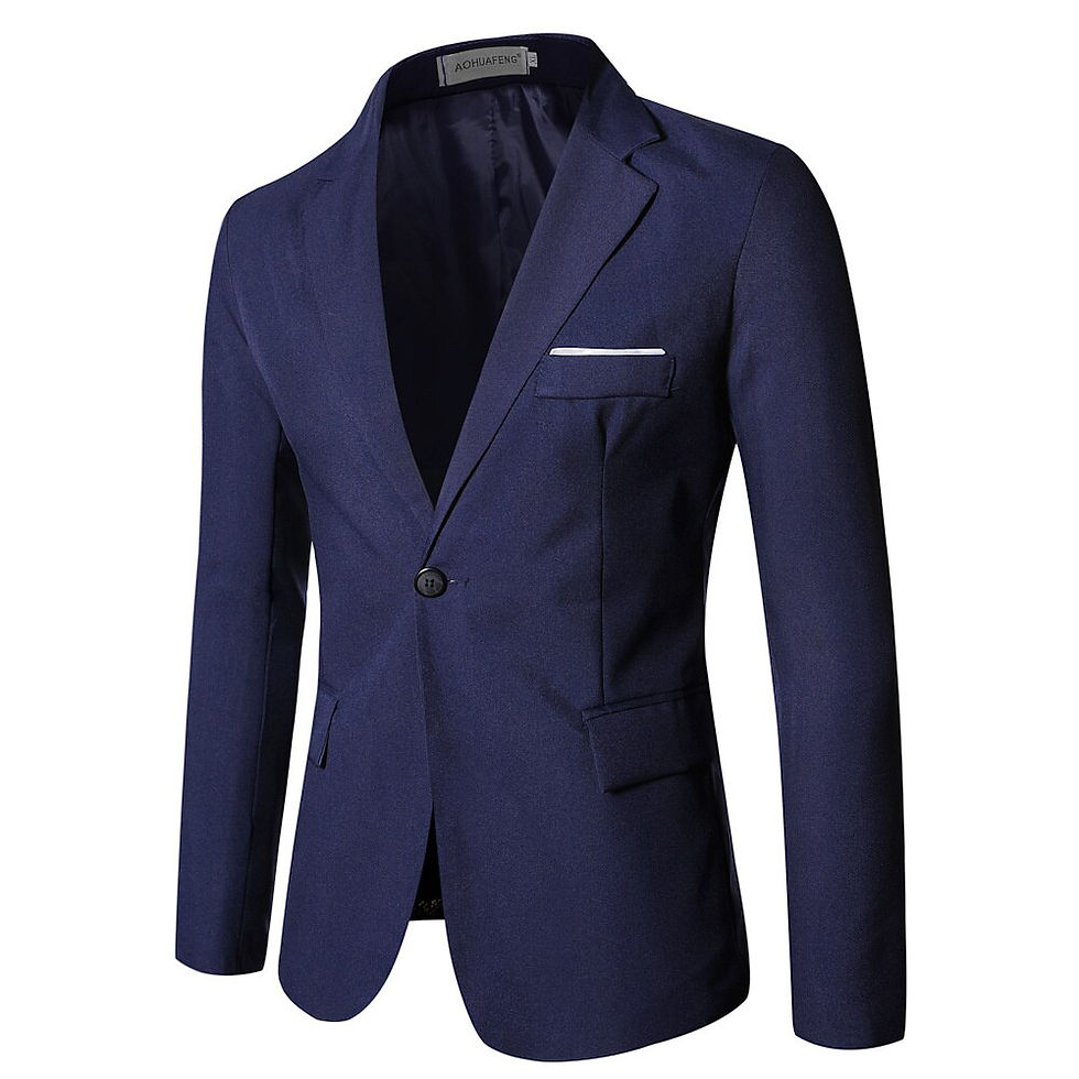 Miniaturbild: Suit Men's Clothing Luxury Jacket Elegant Leisure Black Free Delivery 2022 Suits