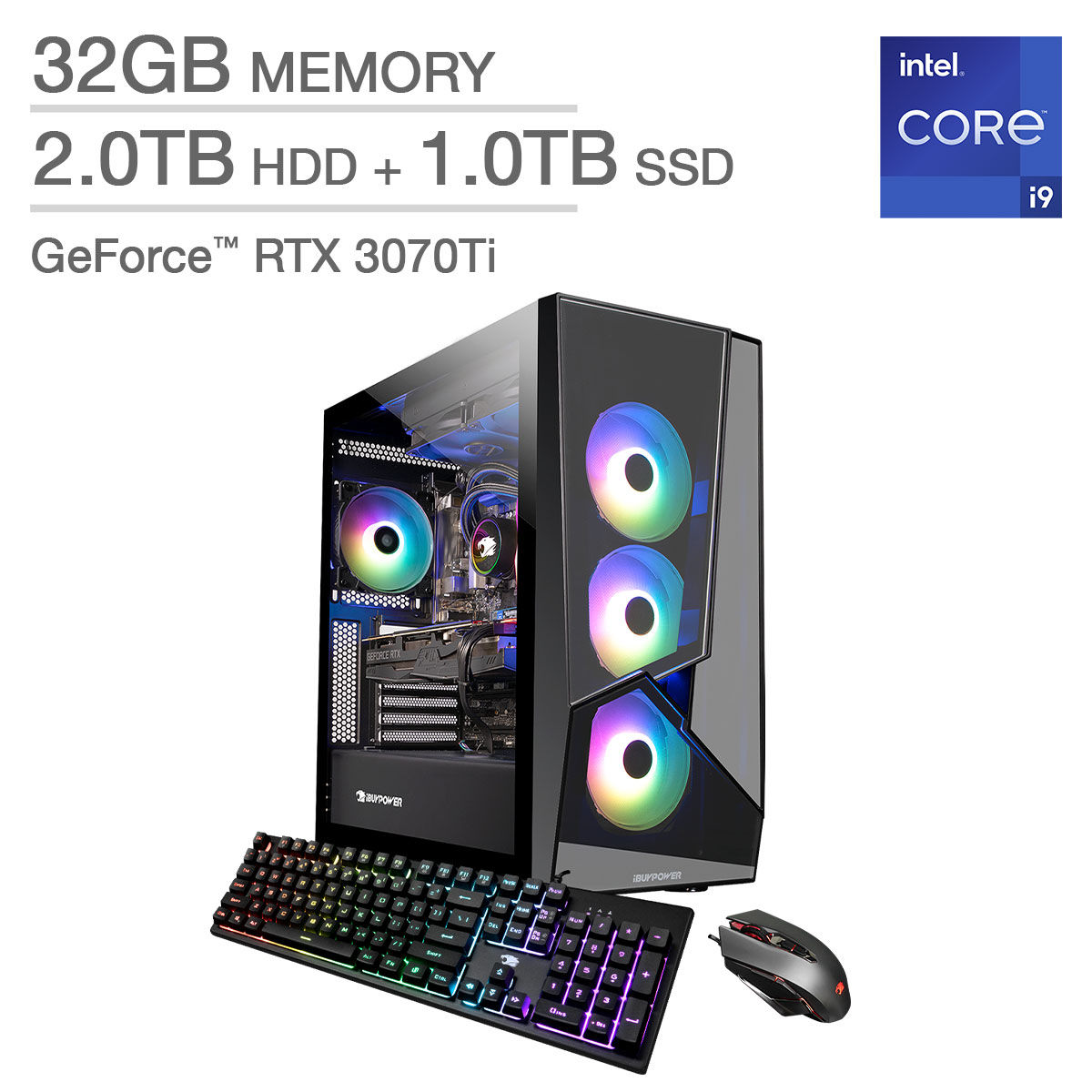 iBUYPOWER  SlateMR304i Gaming Desktop 11th Gen Intel Core i9-11900KF - GeForce