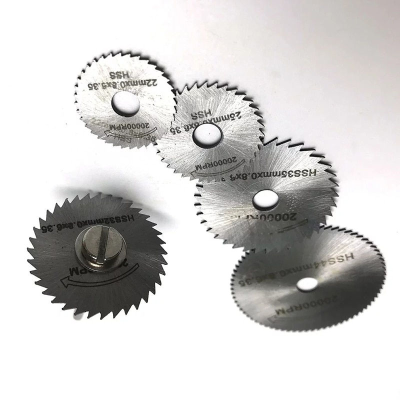 Thumbnail: 6Pcs Mini Circular Saw Blade Hss Cutting Disc Rotating Drilling Tool Accessories