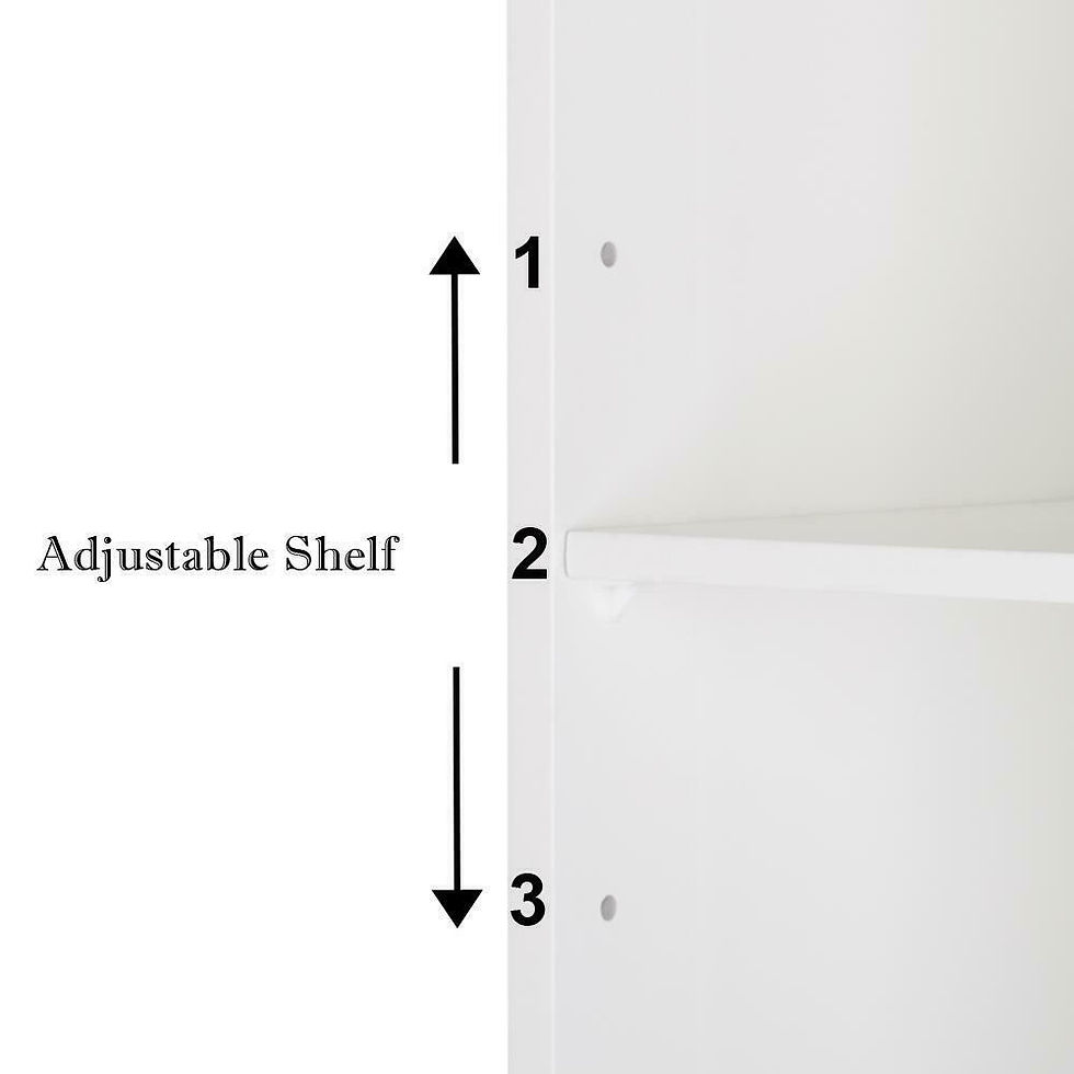 Thumbnail: Wooden Bathroom Wall Mount Medicine Cabinet with Mirror Doors Adjustable
