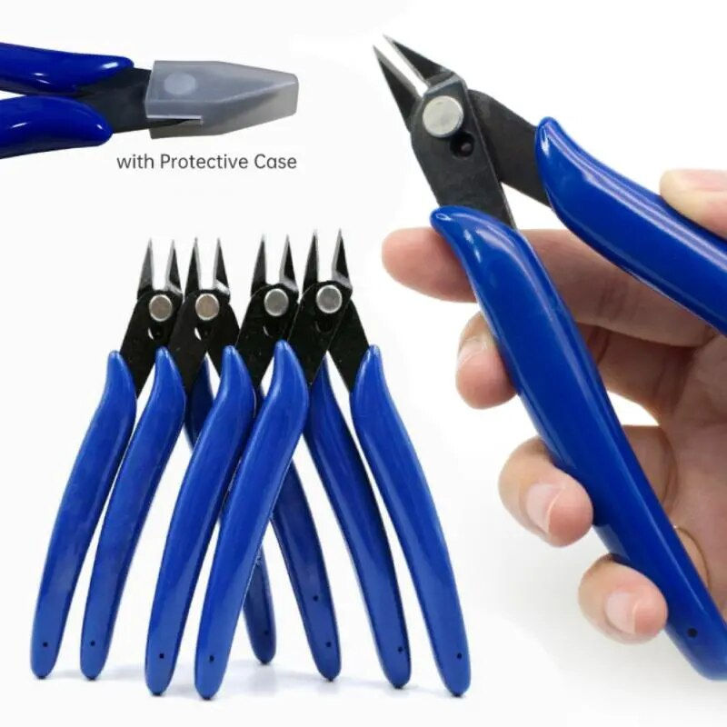 Thumbnail: 1~5PCS Diagonal Pliers Electrical Wire Cable Cutters Cutting Side Snips Flush P