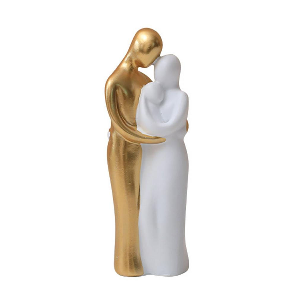 Love Couple Figurines Statue Resin Couple Statue Hand-Painted Couple Figure Rom