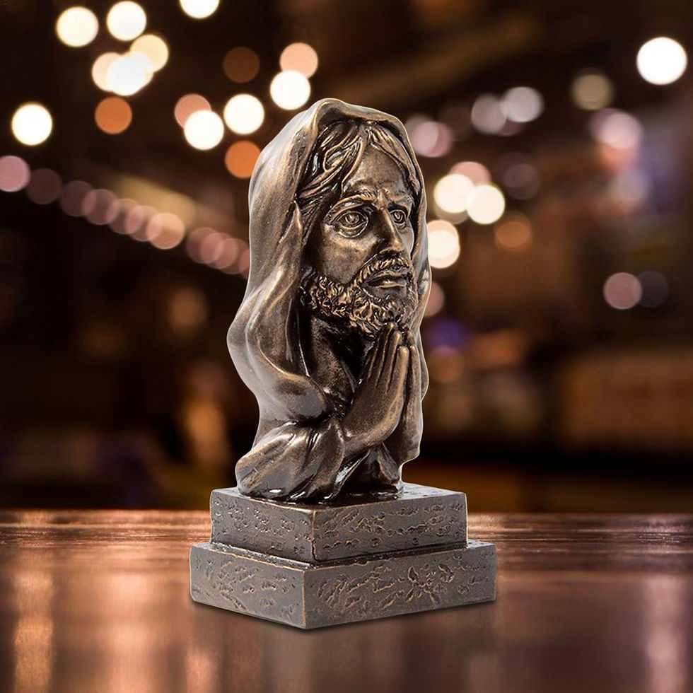 الصورة المصغرة: Jesus Christ Statue Figurine Creativity Resin Christian Religion Figurine Ornam