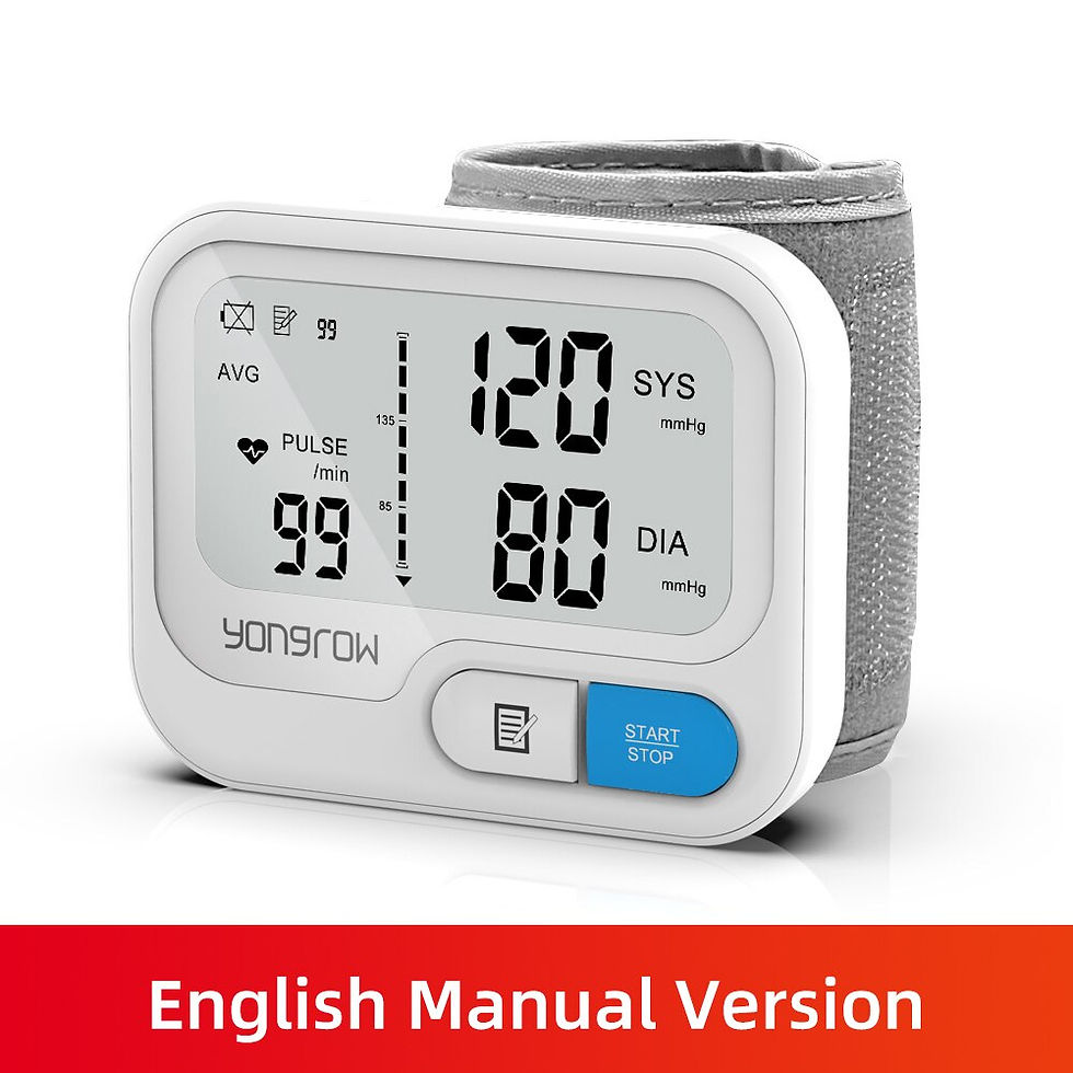 Miniaturebillede: Yongrow Automatic Digital Wrist Blood Pressure Monitor Sphygmomanometer Tonomet
