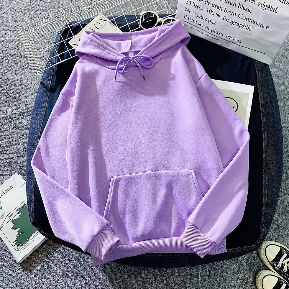 Миниатюра: 2023 Autumn Winter Thick Warm Hooded Hoodies Loose Solid Color Female Sweatshir