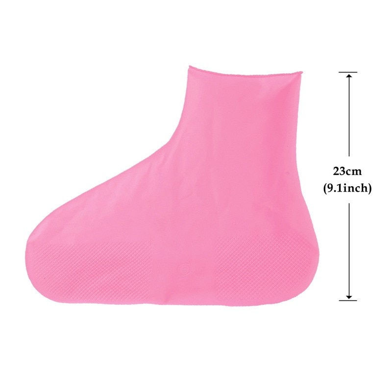 Thumbnail: Elastic Waterproof Shoe Cover Outdoor Rain Boots Silicone Anti Slip Rain Shoe C