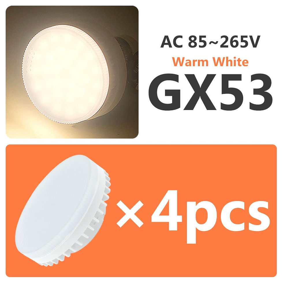 Thumbnail: GX53 LED 18W 85-265V Bulb Living Room Lamp Spotlight 5W 7W 9W 12W 15W Warm Cool