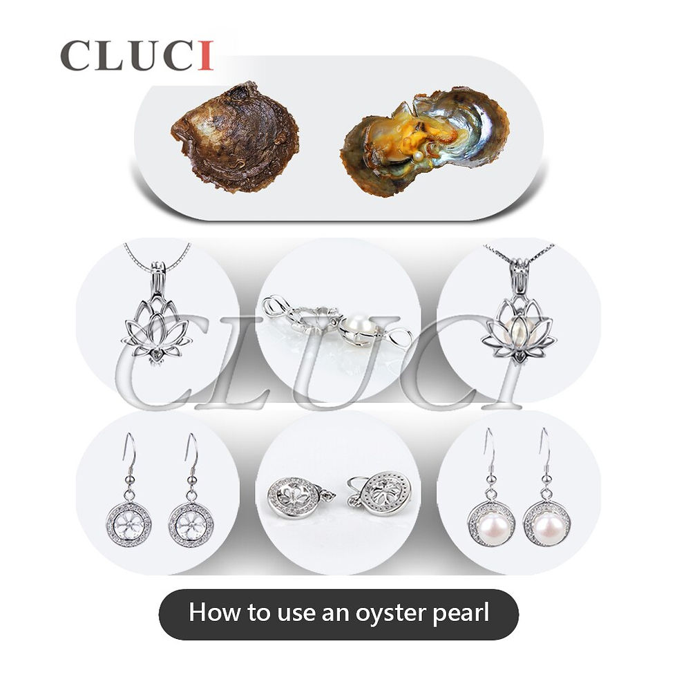 Thumbnail: CLUCI 50pcs Mixed 9 Colors Round Akoya Single and Twins Pearl Oyster 6-8 Mm Rai