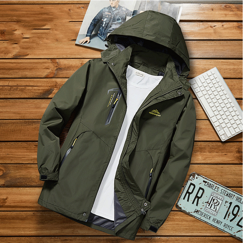 Miniatura: Men's And Women's Outdoor Thin Waterproof Jacket