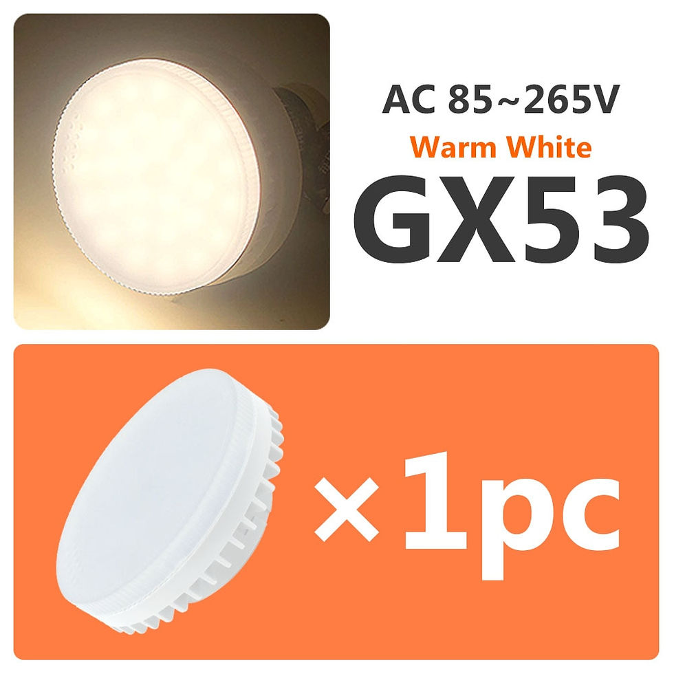 Thumbnail: GX53 LED 18W 85-265V Bulb Living Room Lamp Spotlight 5W 7W 9W 12W 15W Warm Cool