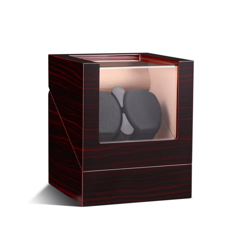 Miniatura: Embers Luxry Single Watch Winder Battery Wooden Shaker Watch Box Automatic Wind