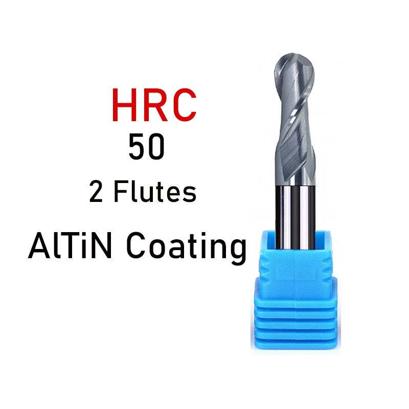 Thumbnail: XUHAN Ball Nose End Mill Tungsten Carbide Cutter CNC Router Bit Milling Tool R0