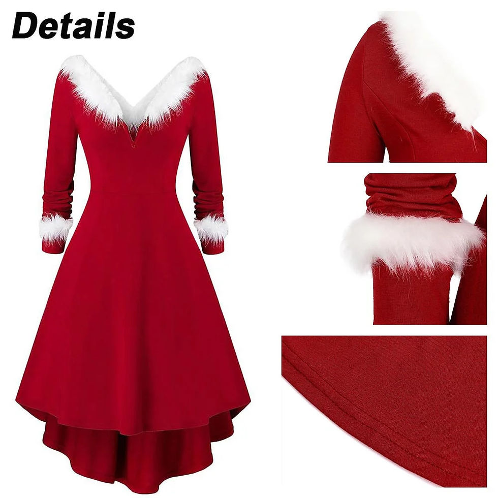 Миниатюра: Christmas Dress for Women Clothing 2023 Winter Evening Costumes Elegant Formal
