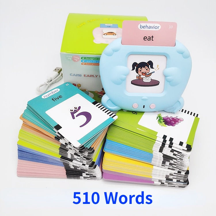 Imej kecil: Talking Flash Cards Early Educational Toys  Baby Boys Girls Preschool Learning