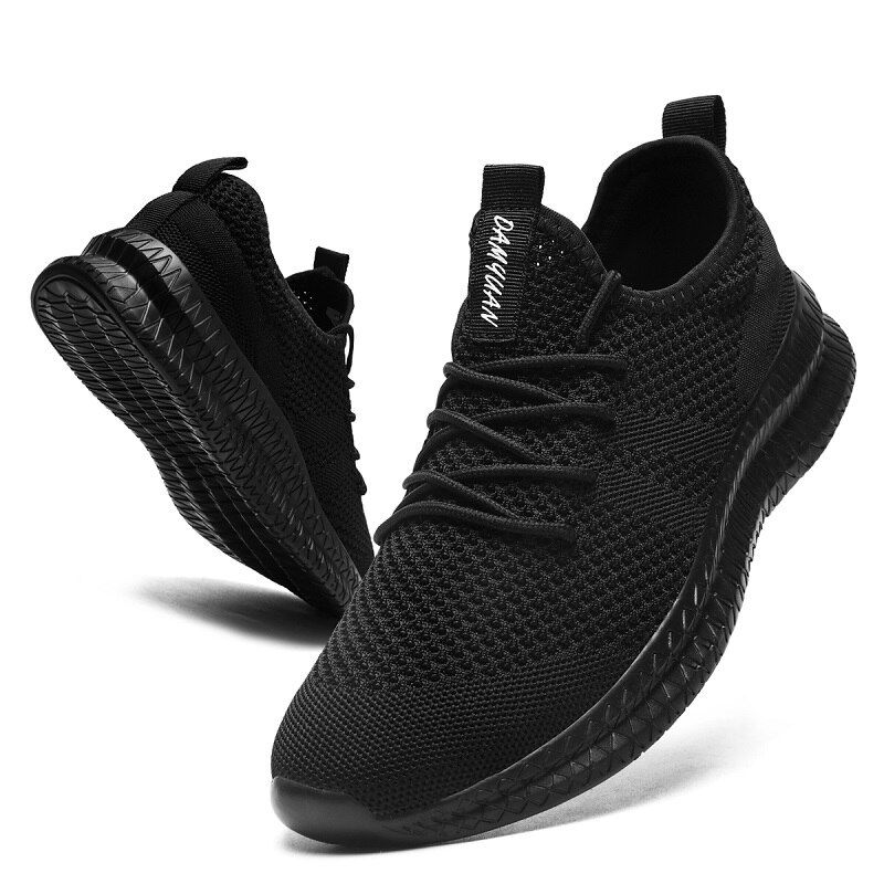 Thumbnail: Men Running Shoes Lace up Men Sport Shoes Lightweight Comfortable Breathable Wa