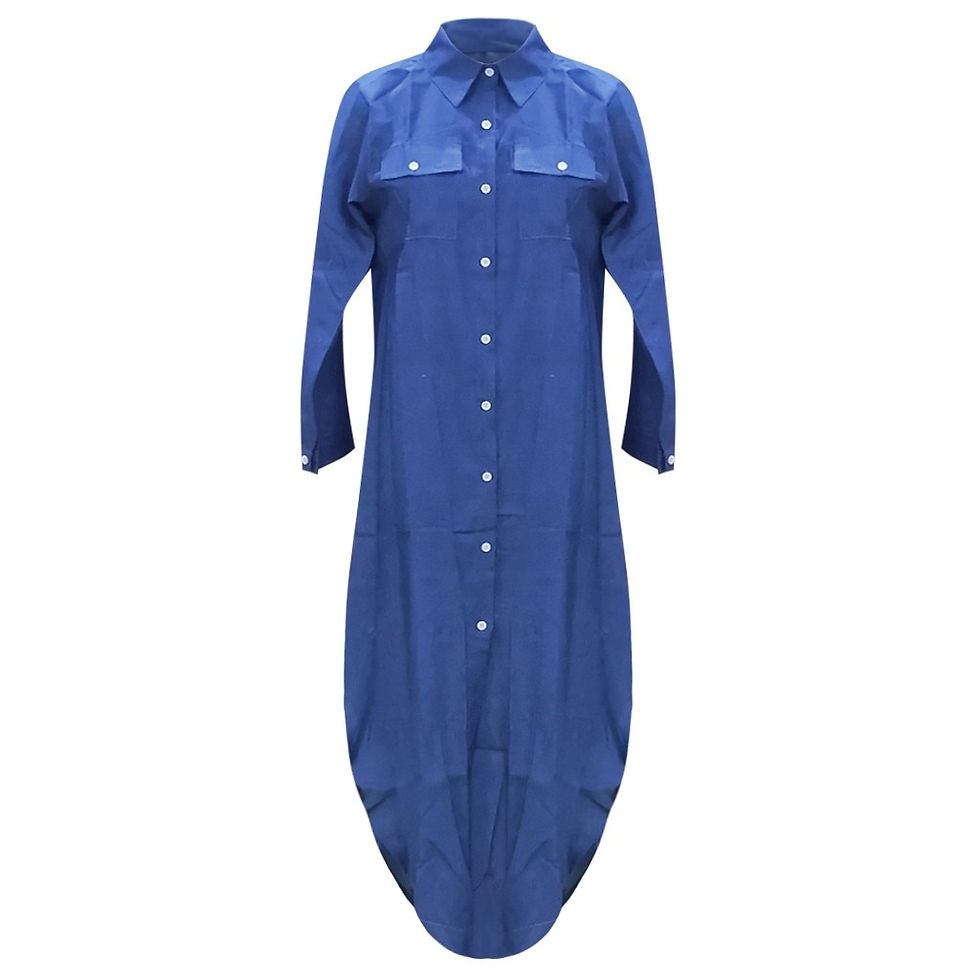 Thumbnail: Autumn Shirt Dresses for Women 2023 Spring Long Sleeve Turn Down Collar Long Ma