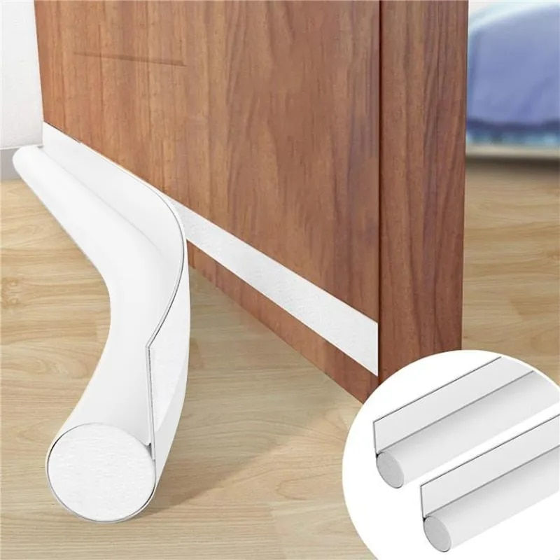 Thumbnail: Door Bottoom Seal Strip Windproof Soundproof Door Sweep Draft Stopper Cuttable