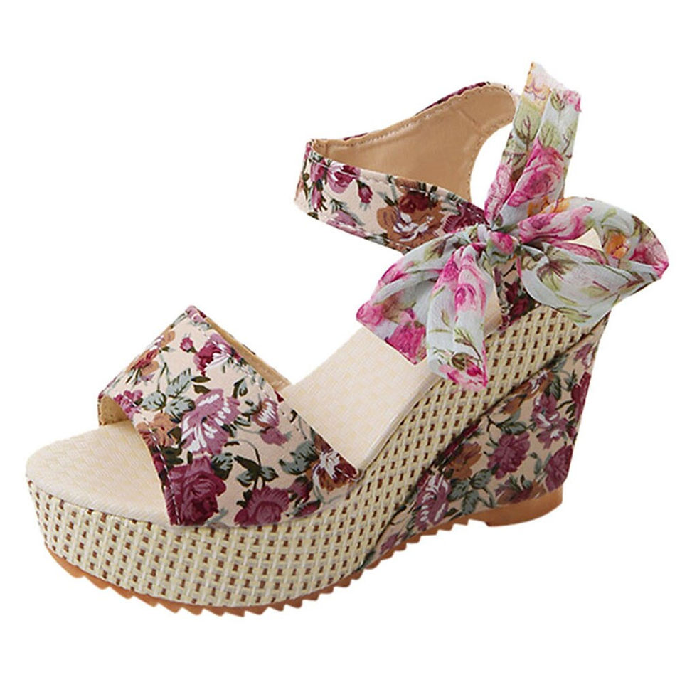 Miniatura: Sandals Women 2021 Woman Flats Women's Ladies Platform Wedges Heel