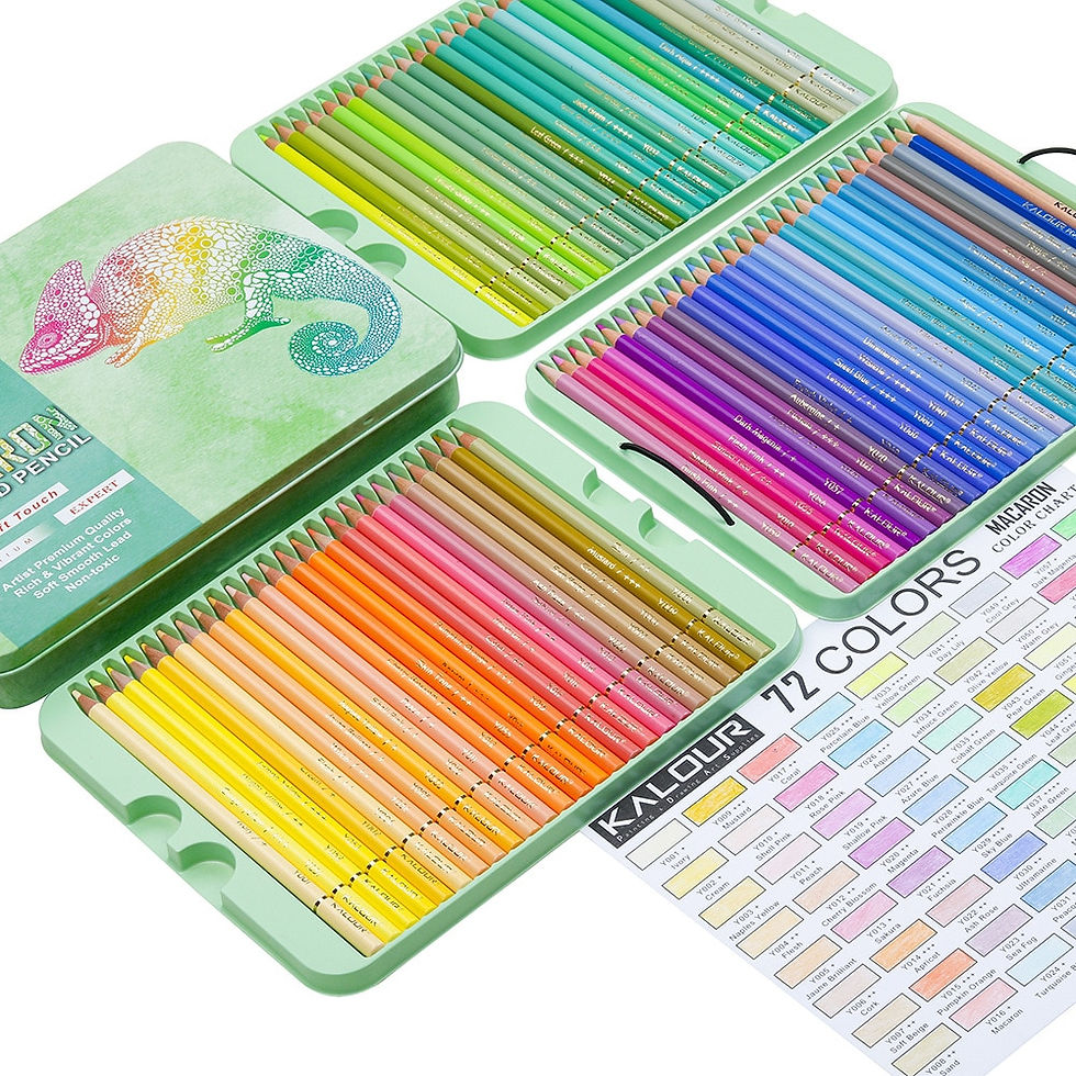 Thumbnail: 72Pcs Macaron Colored Pencil Set Soft Pastel Drawing Pencil Set Crayons Colour