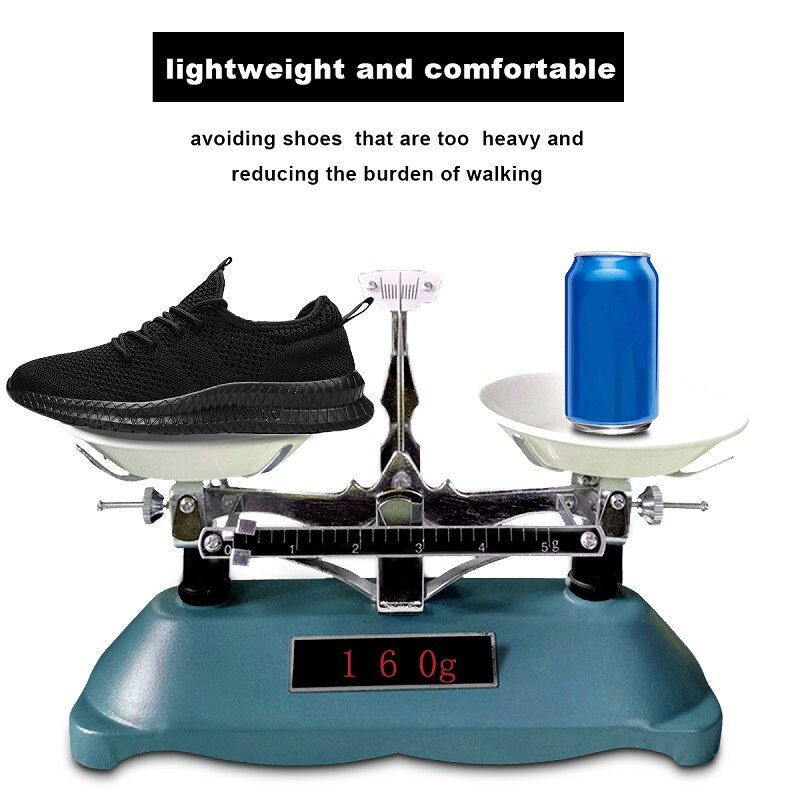 Thumbnail: Men Running Shoes Lace up Men Sport Shoes Lightweight Comfortable Breathable Wa